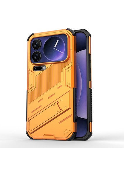 Xiaomi 17 Pro Max Ayaklı Kılıf, Askeri Sınıf Darbeye Dayanıklı Ultra Ince Slim Fit Sert Kapak Xiaomi 17 Pro Max (Yurt Dışından)