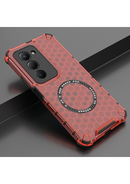 Xiaomi Redmi 15 5g/4g (171.1*82.1*8.2MM) Manyetik Telefon Kılıfı, Şeffaf Darbeye Dayanıklı Telefon Kılıfı Kapağı Xiaomi Redmi 15 5g/4g (171.1*82.1*8.2MM) (Yurt Dışından)