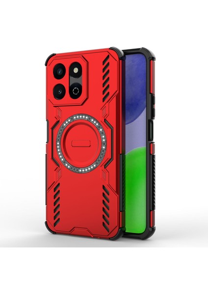 Huawei Honor 200 Smart 5G/X7C 4g Magsafe Kılıf, Manyetik Düşmeye Dayanıklı Telefon Kılıfı Kapağı Huawei Honor 200 Smart 5G/X7C 4g (Yurt Dışından)