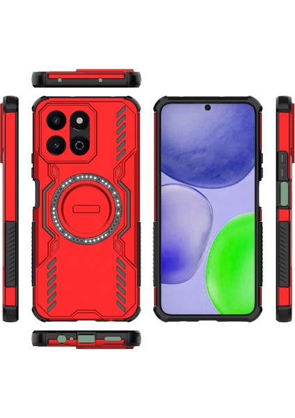 Huawei Honor 200 Smart 5G/X7C 4g Magsafe Kılıf, Manyetik Düşmeye Dayanıklı Telefon Kılıfı Kapağı Huawei Honor 200 Smart 5G/X7C 4g (Yurt Dışından) fiyatları