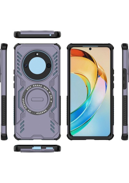 Huawei Honor X50/X9B/MAGIC 6 Lite Magsafe Kılıf, Manyetik Düşmeye Dayanıklı Telefon Kılıfı Kapağı Huawei Honor X50/X9B/MAGIC 6 Lite (Yurt Dışından) modelleri