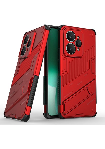 Oppo Realme 15 5g Ayaklı Kılıf, Askeri Sınıf Darbeye Dayanıklı Ultra Ince Slim Fit Sert Kapak Oppo Realme 15 5g (Yurt Dışından)