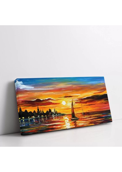 Metropol Silueti Kanvas Tablo