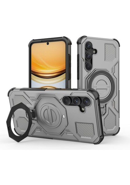 Samsung Galaxy A55 Manyetik Telefon Kılıfı, Askeri Düşme Korumalı Magsafe Telefon Kılıfı Kapağı Samsung Galaxy A55 (Yurt Dışından)