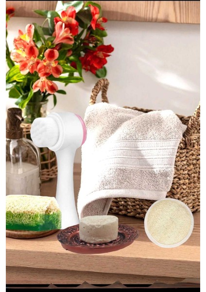 5'li Set Ölü Deri Akne Leke Sivilce Arındırıcı Gerdirme Beyazlatıcı Peeling Doğal Cilt Yüz Bakım fırsatları