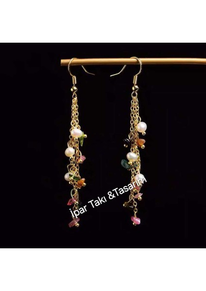 Cakra Doğal Taş Saplantı Küpe modelleri