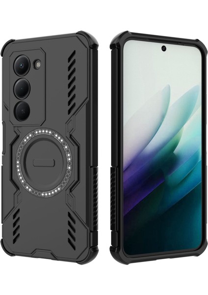 Xiaomi Redmi 15 5g/4g (171.1*82.1*8.2MM) Magsafe Kılıf, Manyetik Düşmeye Dayanıklı Telefon Kılıfı Kapağı Xiaomi Redmi 15 5g/4g (171.1*82.1*8.2MM) (Yurt Dışından)