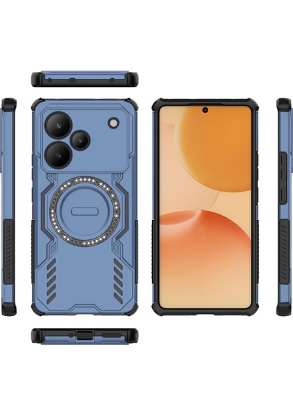 Oppo Realme P4 Pro Magsafe Kılıf, Manyetik Düşmeye Dayanıklı Telefon Kılıfı Kapağı Oppo Realme P4 Pro (Yurt Dışından) modelleri