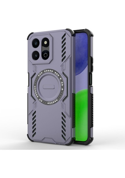 Huawei Honor 200 Smart 5G/X7C 4g Magsafe Kılıf, Manyetik Düşmeye Dayanıklı Telefon Kılıfı Kapağı Huawei Honor 200 Smart 5G/X7C 4g (Yurt Dışından)