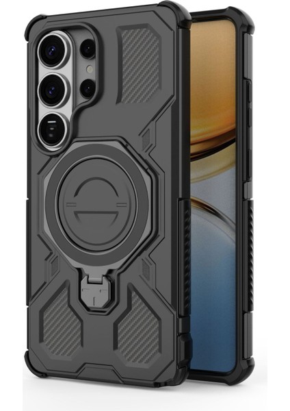 Samsung Galaxy S26 Ultra Manyetik Telefon Kılıfı, Askeri Düşme Korumalı Magsafe Telefon Kılıfı Kapağı Samsung Galaxy S26 Ultra (Yurt Dışından)