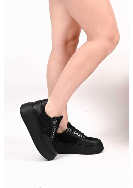 Bağcıklı Poli Taban Hakiki Deri Sneaker 334-7877-49 Kadın Ayakkabı fiyatları