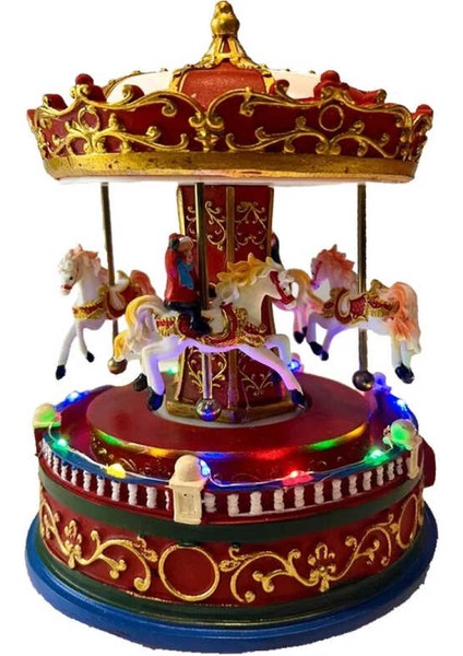 Yılbaşı Süsü Dönen Atlı Karınca Orta LLM-HDY0037