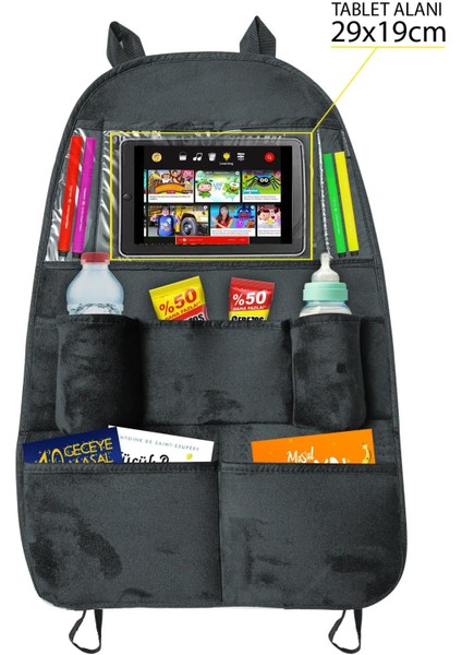Araç Koltuk Arkası Tablet ve Telefon Tutucu Organizer - Araç Içi Eşya Düzenleyici modelleri