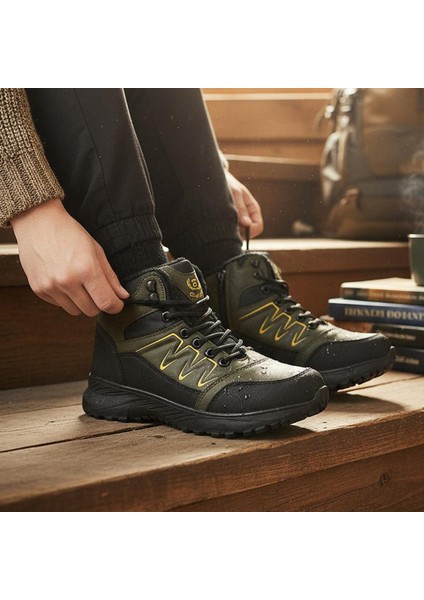 579 Ortopedik Kaymaz Taban Içi Kürklü Kadın Erkek Bot Ayakkabı Unisex Bot