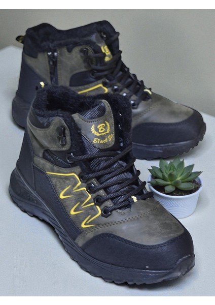 579 Ortopedik Kaymaz Taban Içi Kürklü Kadın Erkek Bot Ayakkabı Unisex Bot modelleri