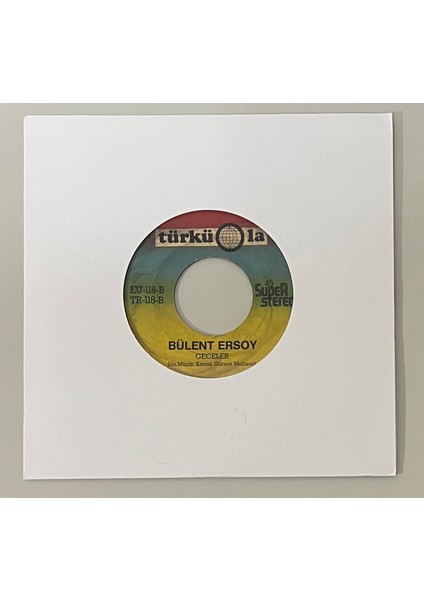 Bülent Ersoy Geceler - Beddua Alman Baskı 45 Lik Plak (Orjinal Dönem Alman Baskı Plak)
