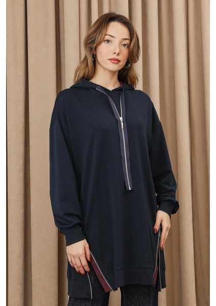 Kadın Fermuar Detaylı Tunik - 10731TUN