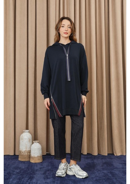 Kadın Fermuar Detaylı Tunik - 10731TUN modelleri