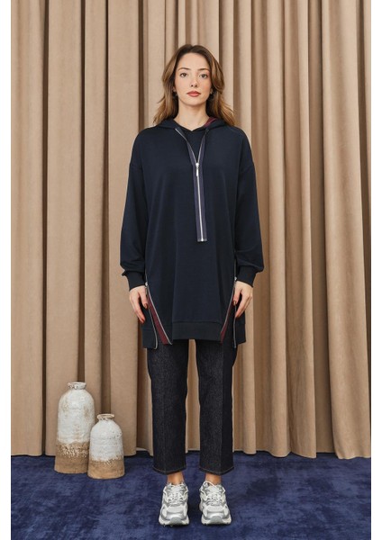Kadın Fermuar Detaylı Tunik - 10731TUN fırsatları