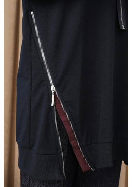 Kadın Fermuar Detaylı Tunik - 10731TUN