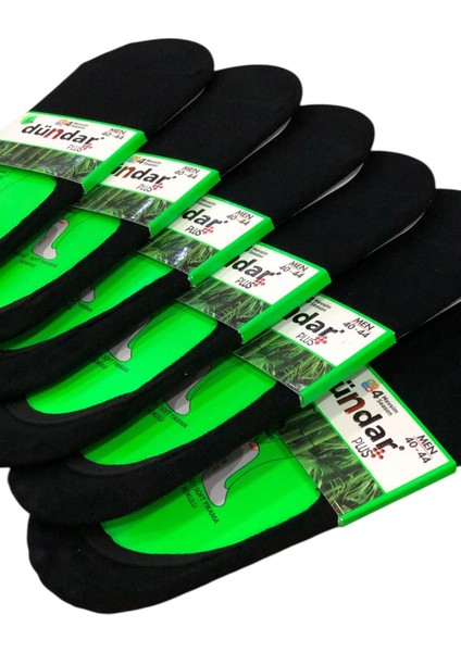 6 Lı Dündar Erkek Bambu Dikişsiz Koku Yapmayan Silikonlu Babet Çorap Plus 40-44 No modelleri