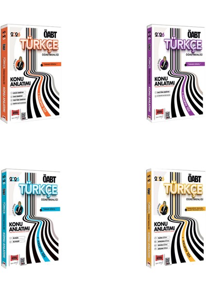 Yargı 2026 ÖABT Türkçe Öğretmenliği Konu Anlatımı Seti 4 kitap Ya