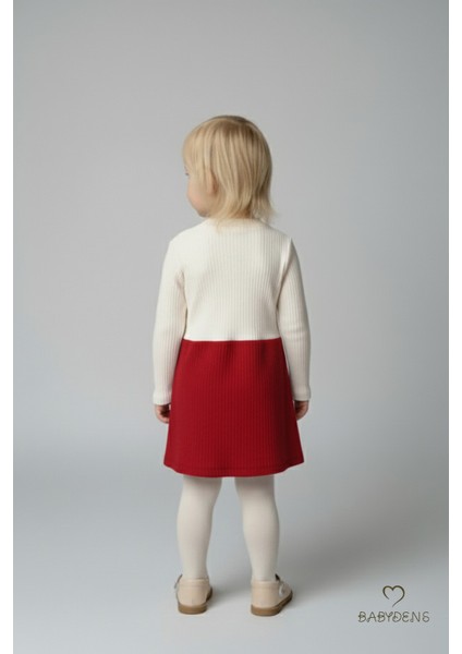 Kız Çocuk Fitilli Elbise %100 Pamuk,uzun Kollu,fiyonklu,yumuşak Dokulu, Şık Günlük,özel Gün Elbisesi indirimleri