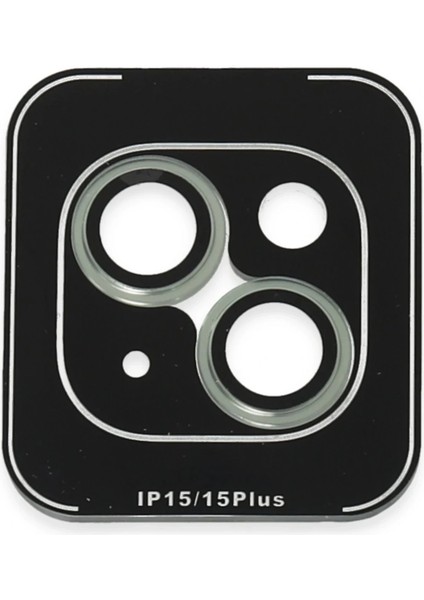 iPhone 15 Pvd Metal Kamera Lens - Açık Yeşil