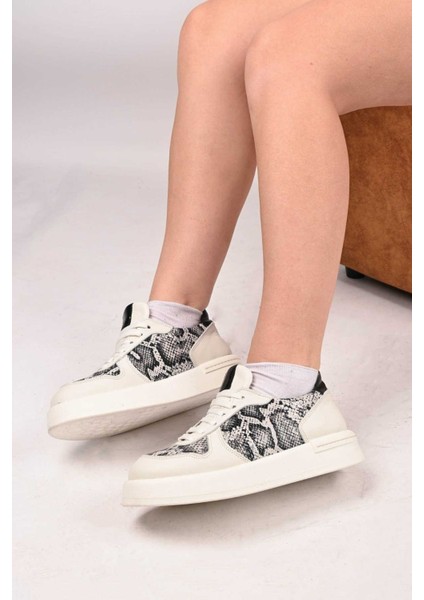 Bağcıklı Termo Taban Hakiki Deri Sneaker 101-FARBI-52 Kadın Ayakkabı fiyatları