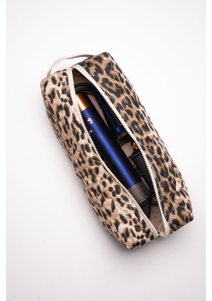 Leopar Dy-Son Airwrap ve Tüm Saç Şekillendiriciler Için Xl Boy Çanta Seyahat Çantası Leo-Kare fırsatları