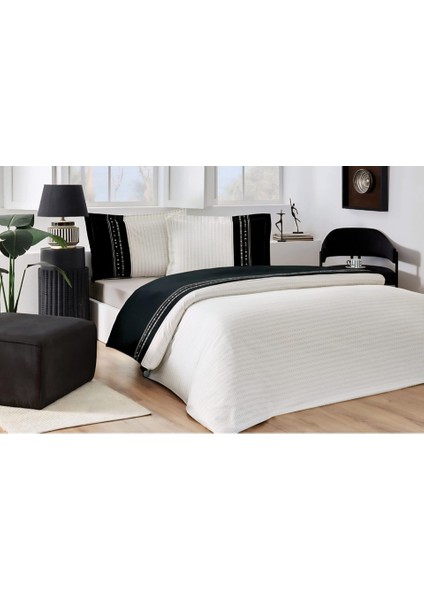 Destaque King Size Nevresim Takımı Siyah