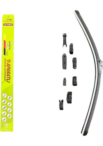 Silecek Süpürgesi 9 Aparatlı 550 mm