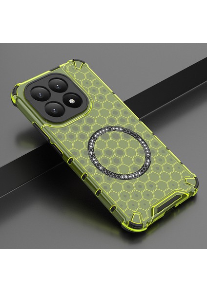 Xiaomi 15T Pro Manyetik Telefon Kılıfı, Şeffaf Darbeye Dayanıklı Telefon Kılıfı Kapağı Xiaomi 15T Pro (Yurt Dışından)