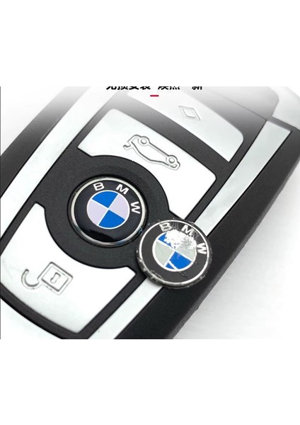Bmw Uyumlu Anahtar Amblemi Logo 1 Adet 11 mm Damla Etiket A Kalite