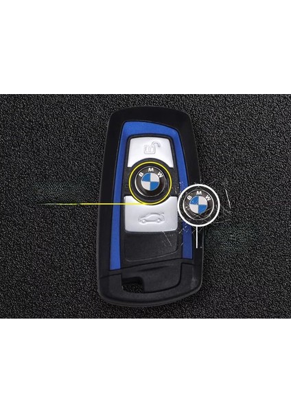 Bmw Uyumlu Anahtar Amblemi Logo 1 Adet 11 mm Damla Etiket A Kalite fiyatları