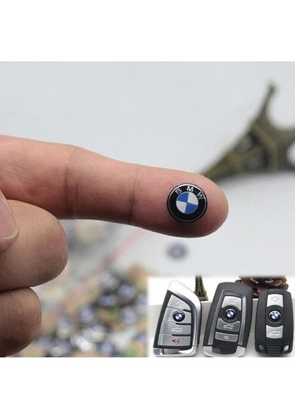 Bmw Uyumlu Anahtar Amblemi Logo 1 Adet 11 mm Damla Etiket A Kalite fırsatları