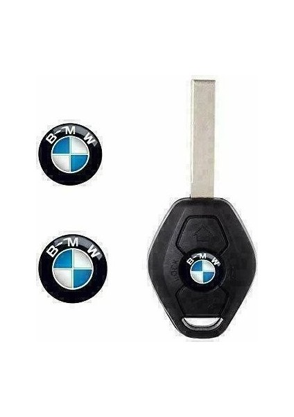 Bmw Uyumlu Anahtar Amblemi Logo 1 Adet 11 mm Damla Etiket A Kalite indirimleri