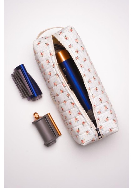 Çiçek Dy-Son Airwrap ve Tüm Saç Şekillendiriciler Için Xl Boy Çanta Seyahat Çantası Çiçek Çizgi modelleri