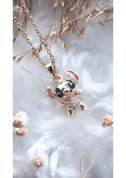 Lilo Stitch Çelik Kolye 03 modelleri