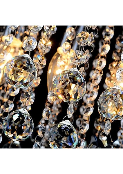 Akasya Büyük Krom Kristal Taşlı Salon Avizesi fırsatları