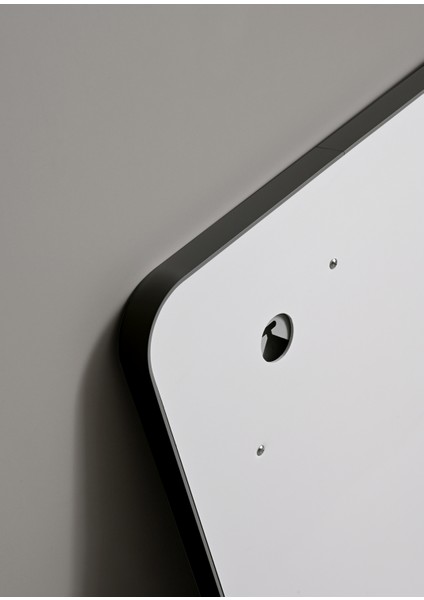 Dokunmatik Akıllı Ayna Buhar Tutmayan Hareket Sensörlü 3 Renk Ledli Siyah Çerçeveli Banyo Duvar Lavabo Aynası 60X80 cm