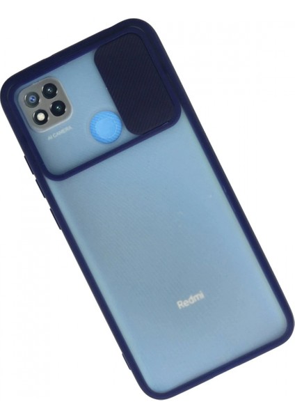 Xiaomi Redmi 9c Kılıf Palm Buzlu Kamera Sürgülü Silikon - Lacivert fiyatları