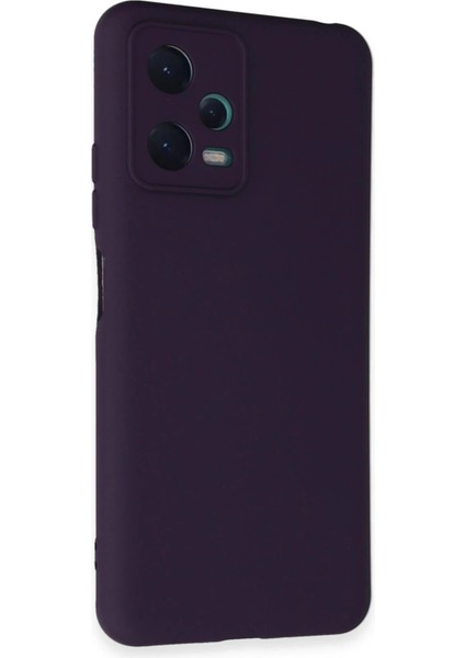 Xiaomi Redmi Note 12 5g Kılıf Nano Içi Kadife Silikon - Mor