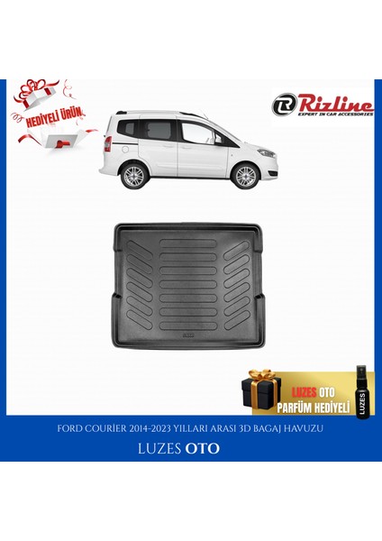 Ford Courier 3D Bagaj Havuzu 2014-2023 Yılları Arası Uyumlu
