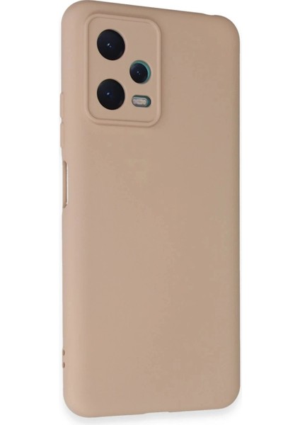 Xiaomi Redmi Note 12 5g Kılıf Nano Içi Kadife Silikon - Pudra