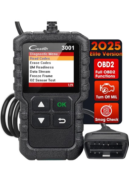 CR3001 Launch Creader Tarayıcı Arıza Tespit Cihazı