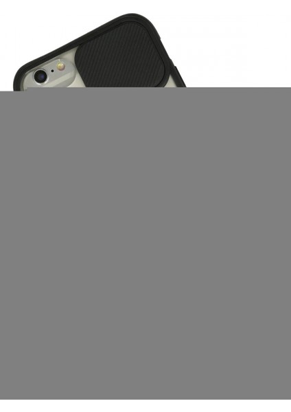 iPhone 6 Plus Kılıf Palm Buzlu Kamera Sürgülü Silikon - Siyah fiyatları