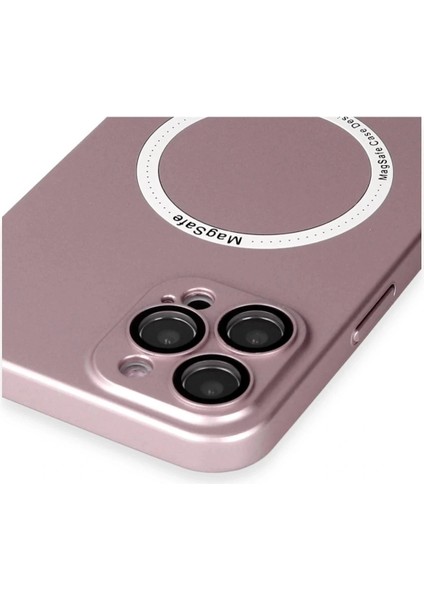 iPhone 12 Pro Kılıf Jack Magneticsafe Lens Silikon - Rose Gold fırsatları