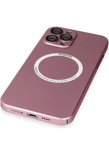 iPhone 12 Pro Kılıf Jack Magneticsafe Lens Silikon - Rose Gold indirimleri