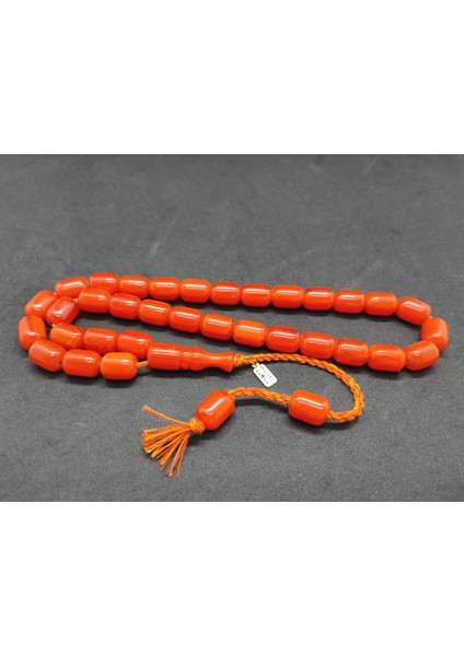 Osama Omari Usta Eseri Iri Boy 50 Yaşında Horoz Imame Havşalı Alman Faturan Tesbih Sertifikalı 8758